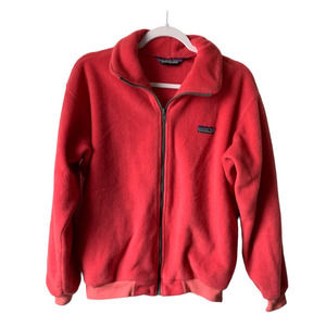 Patagonia Vintage 90s Full Zip Fleece Jacket in Pink